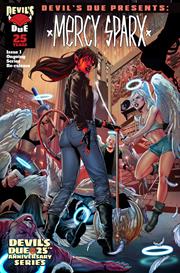 Devil's Due Presents Mercy Sparx #1B (Red Skin variant)