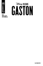 Disney Villians: Gaston #1E (blank variant)