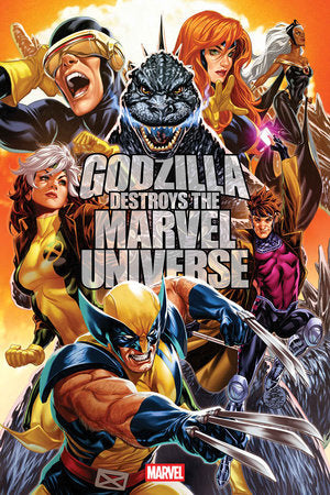 Godzilla Destroys the Marvel Universe #3A
