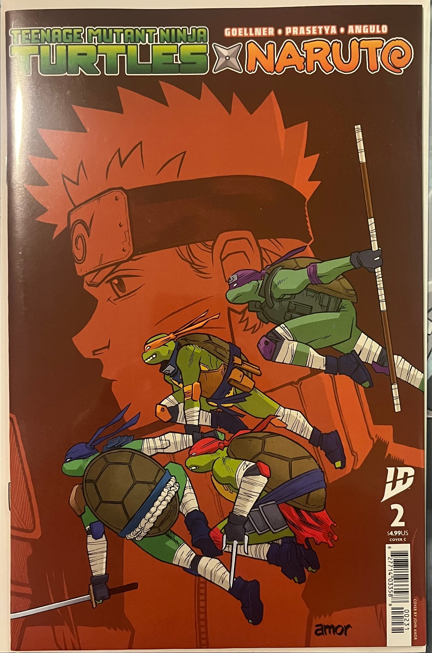 Teenage Mutant Ninja Turtles X Naruto #2C