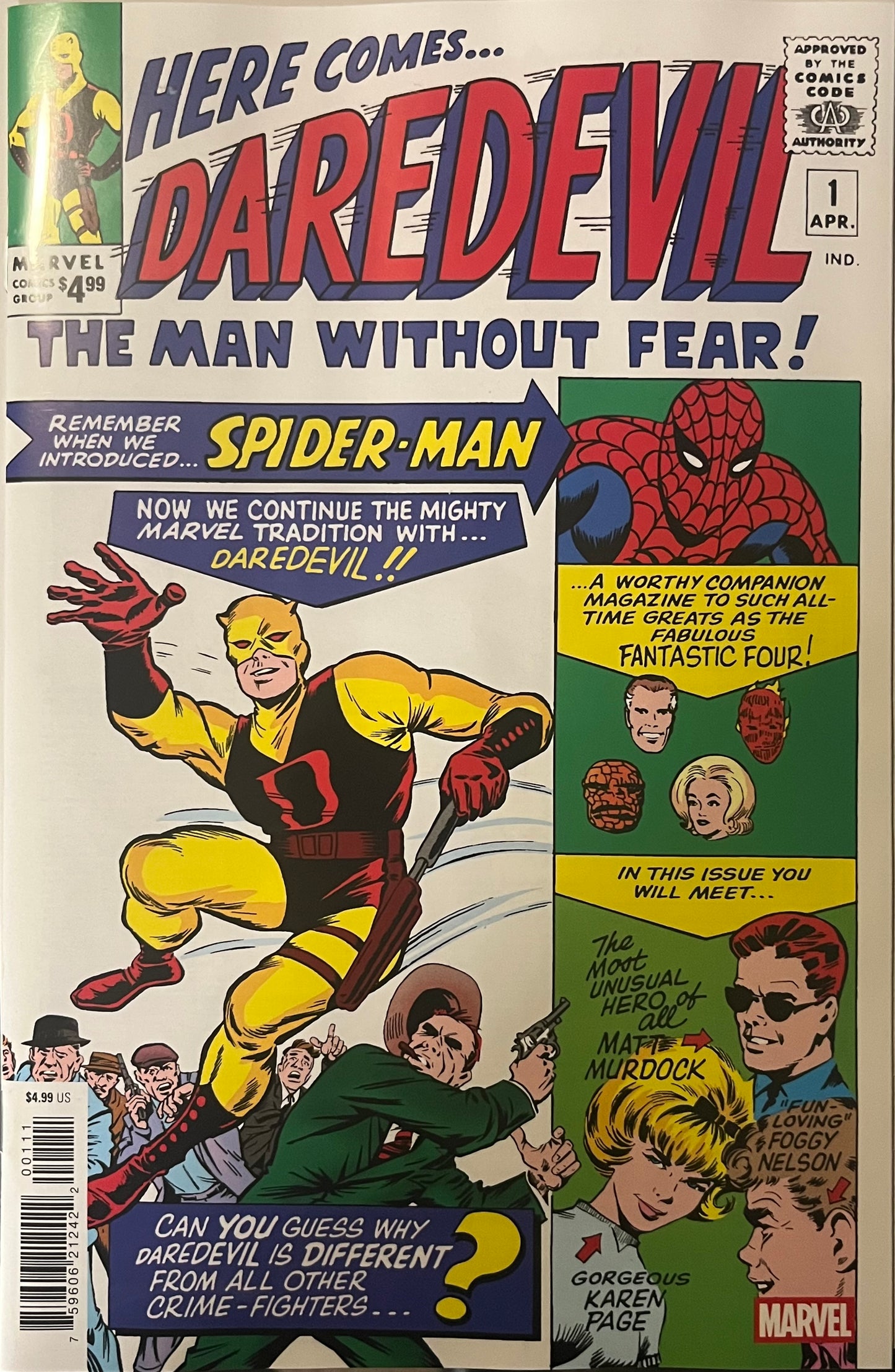 Daredevil, Vol. 1 #1D (Facsimile variant)