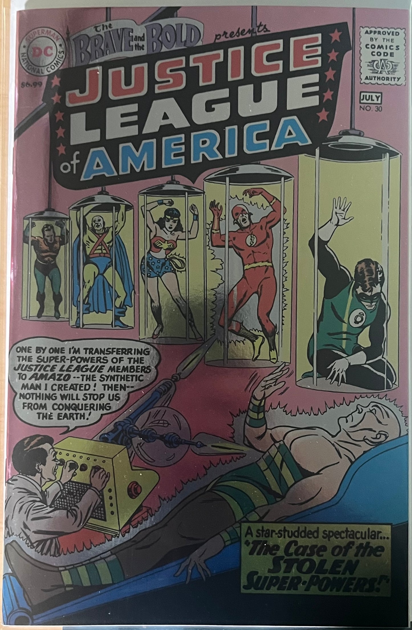 The Brave and the Bold, Vol. 1 #30D (Facsimile foil variant)