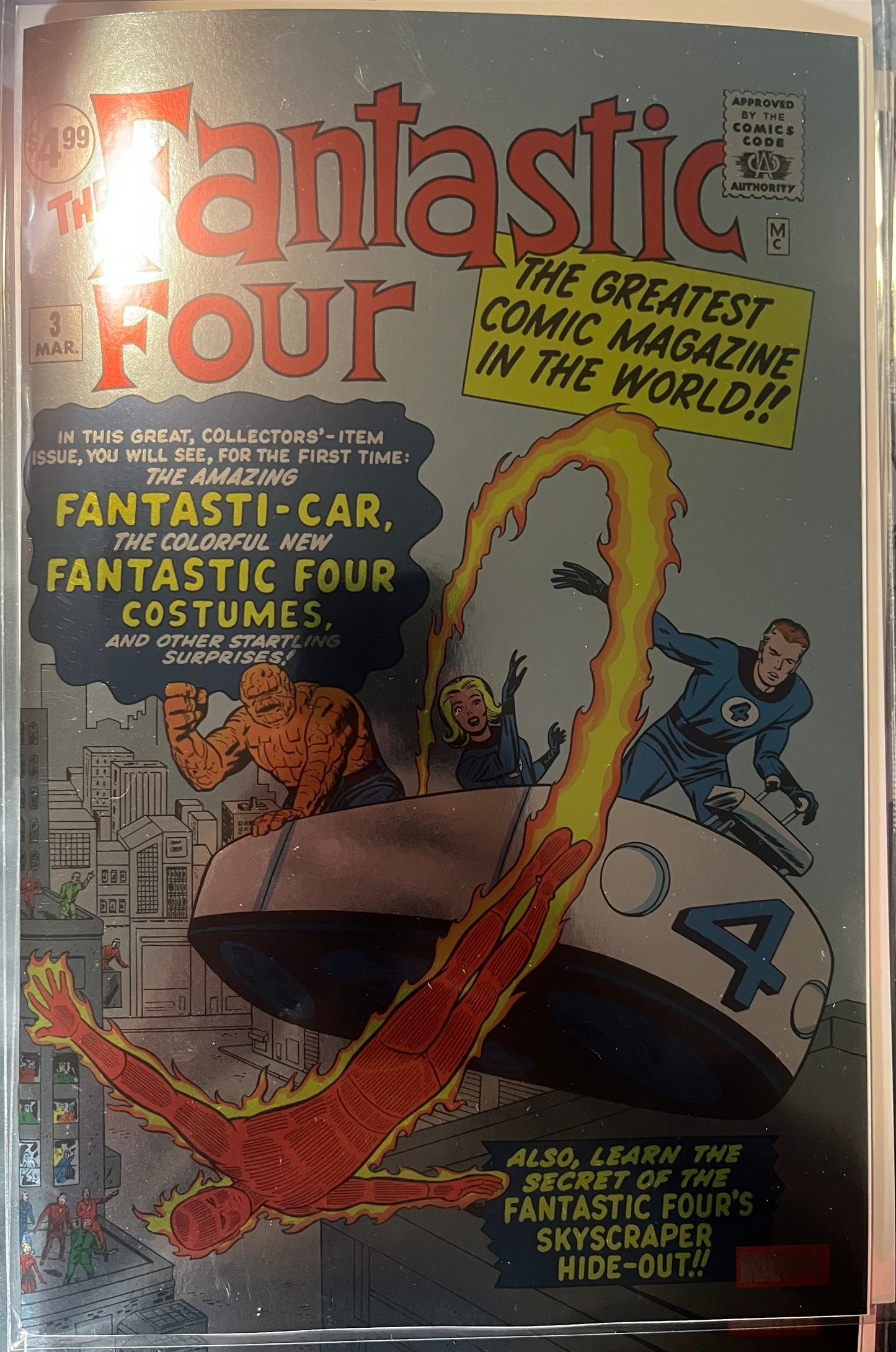 Fantastic Four, Vol. 1 #3D (Facsimile foil)