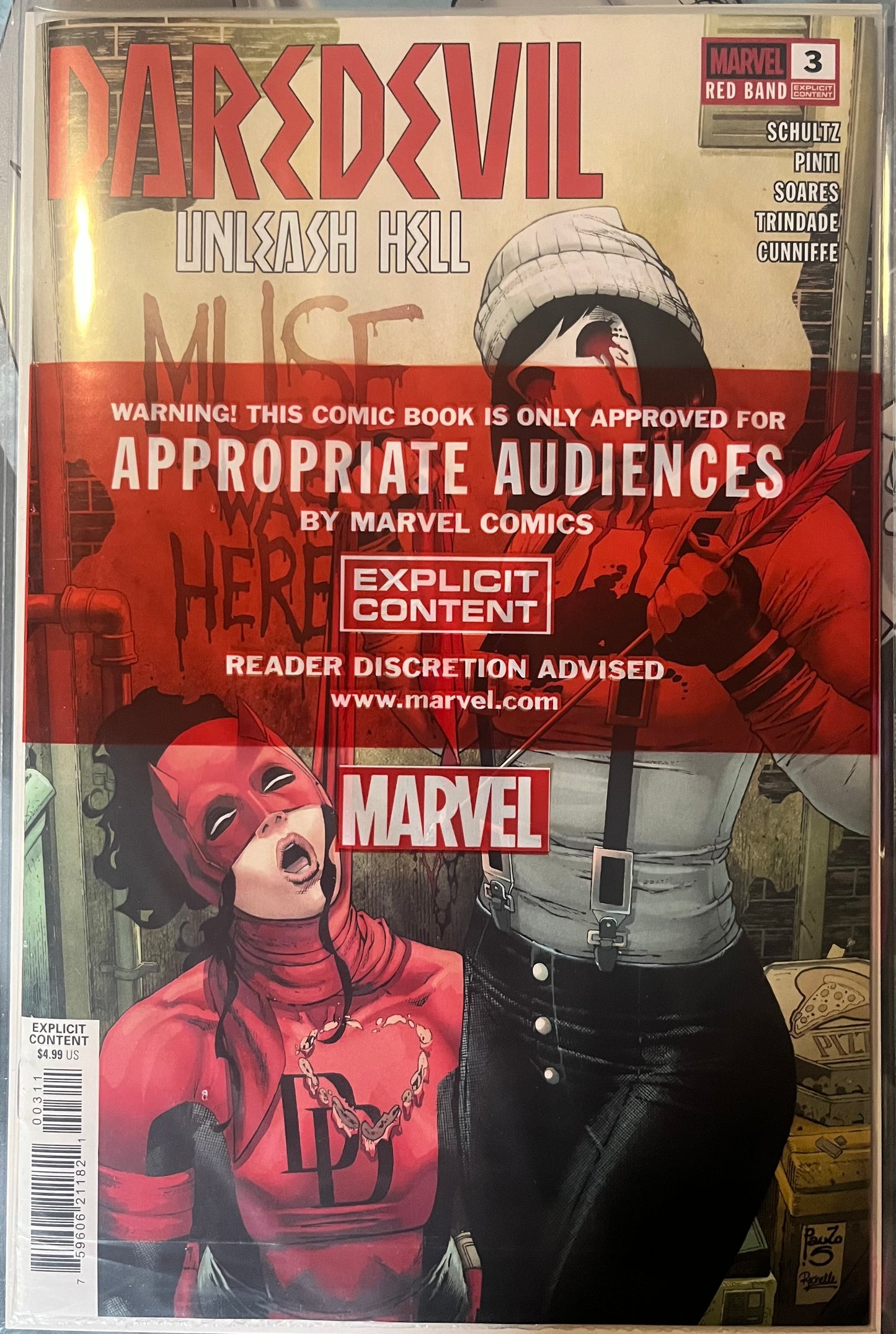 Daredevil #3A (red band)