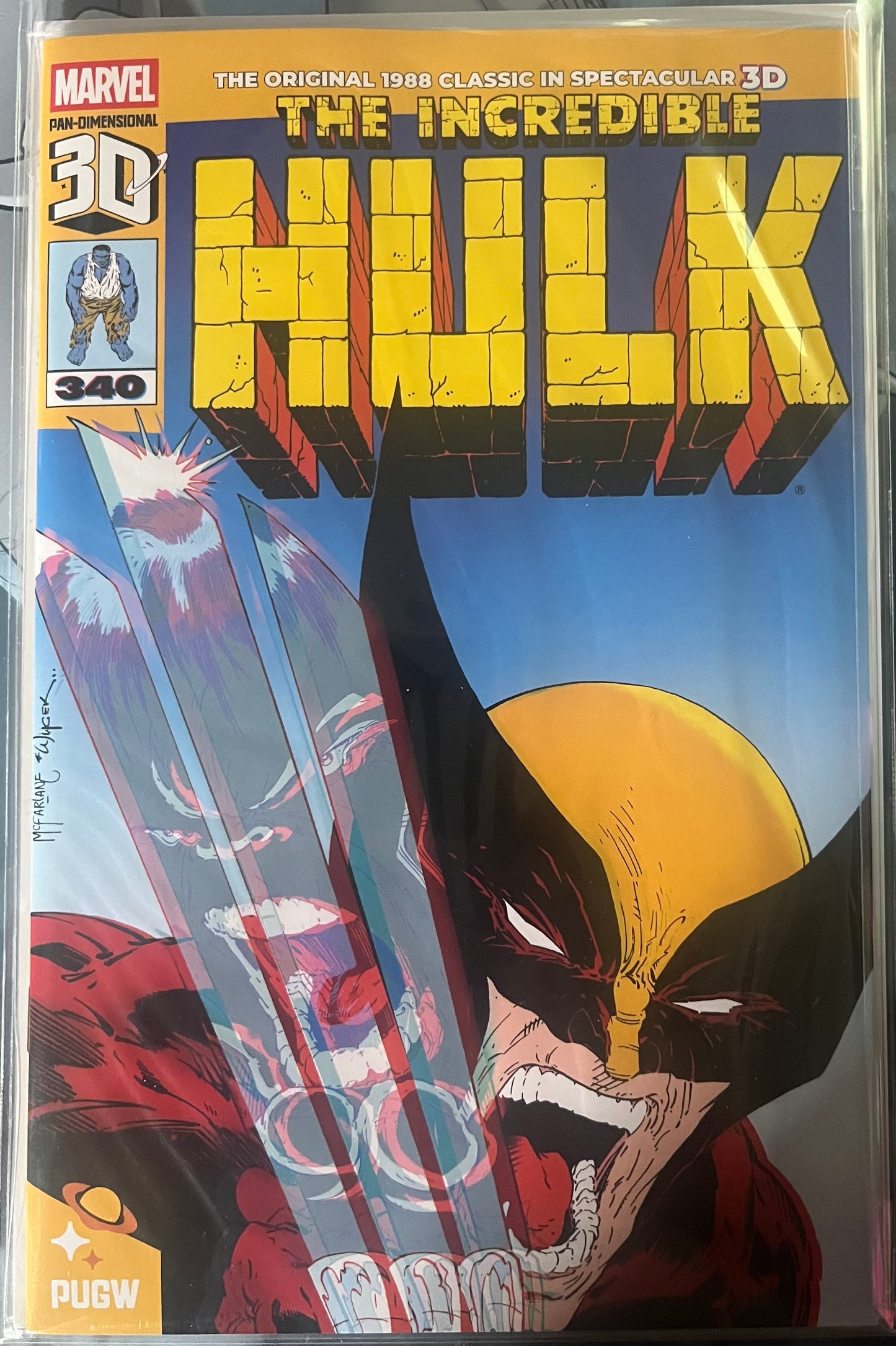The Incredible Hulk, #340 (Pan Dimensional 3D variant)
