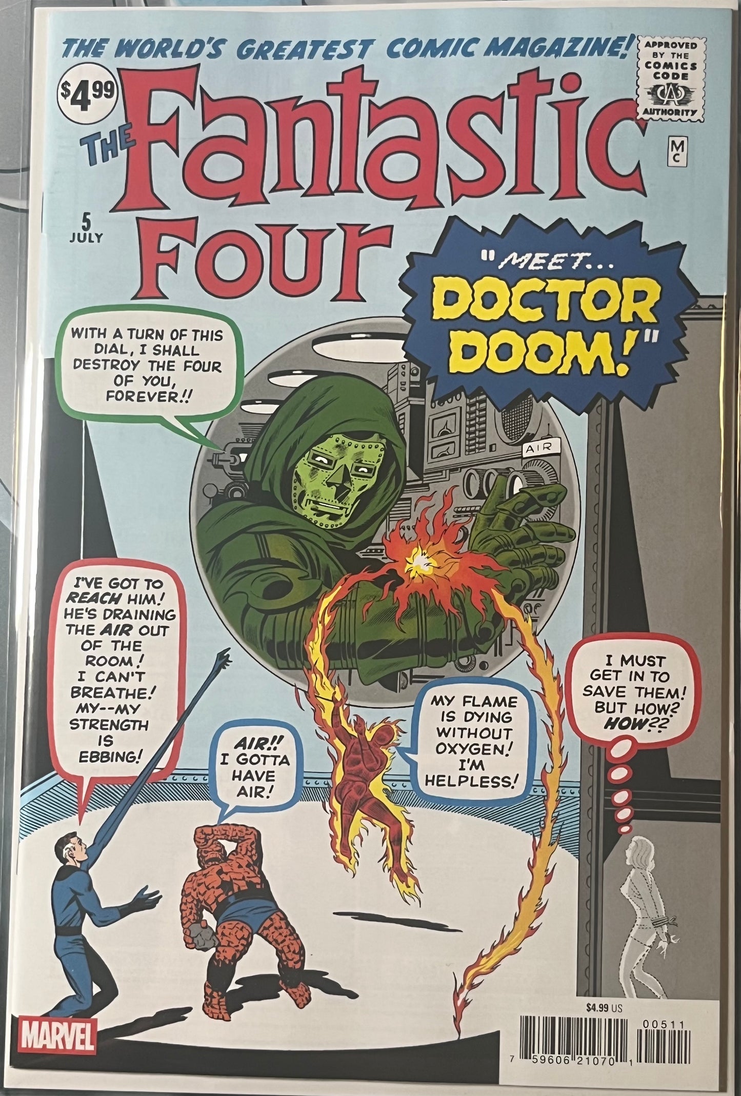 The Fantastic Four #5C (Facsimile)