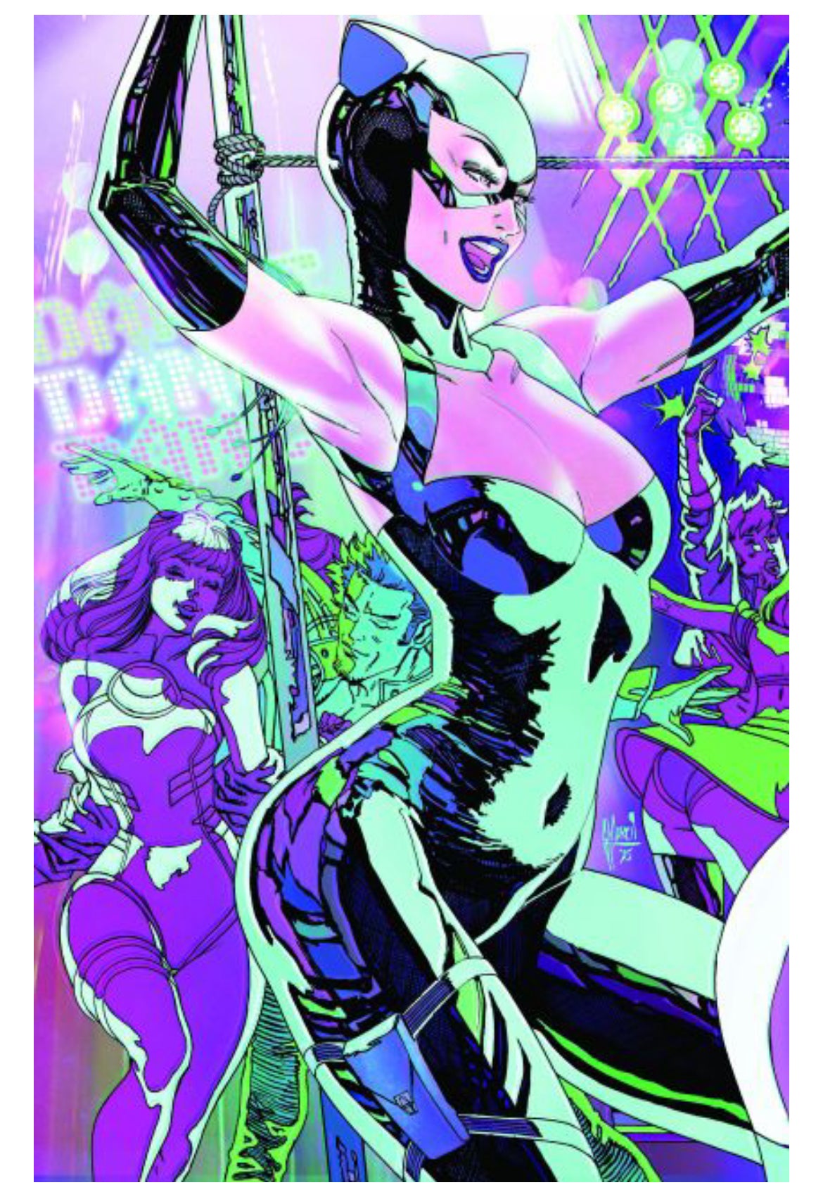 Gotham City Sirens: Unfit for Orbit #1E (Connecting Kalanorian Foil variant)