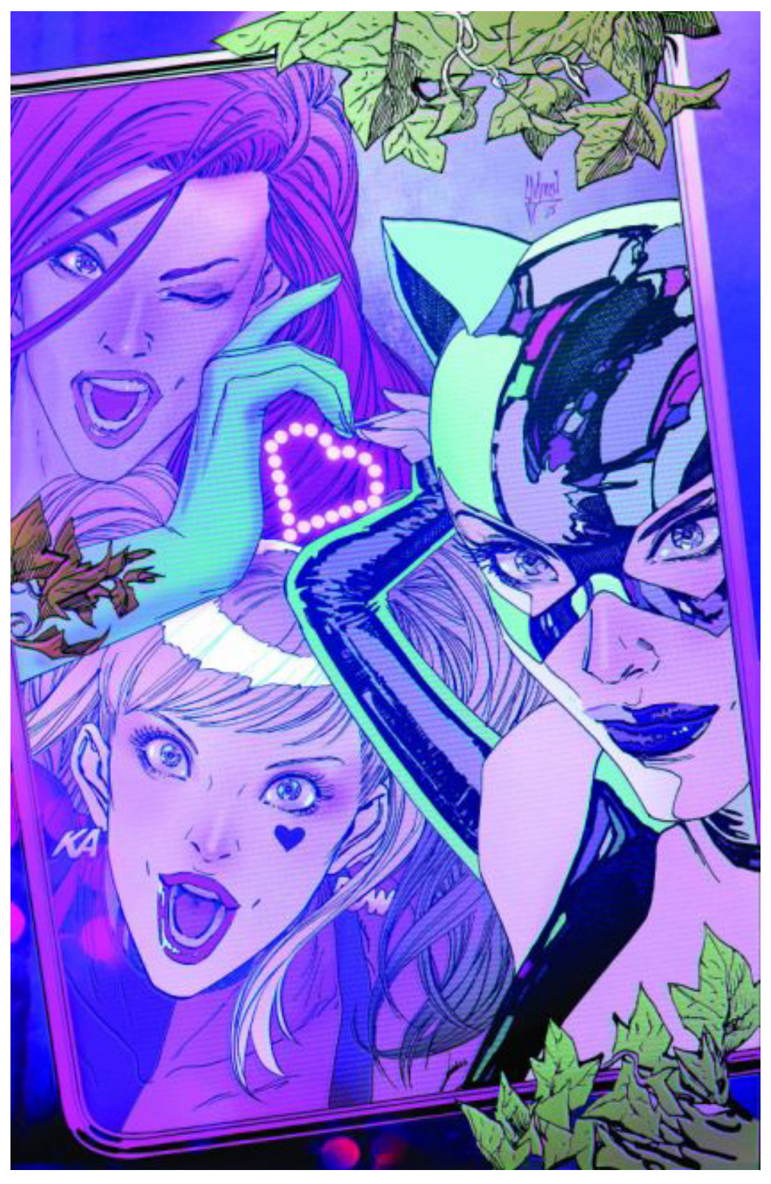 Gotham City Sirens: Unfit for Orbit #5D (Kalanorian Foil Connecting variant)