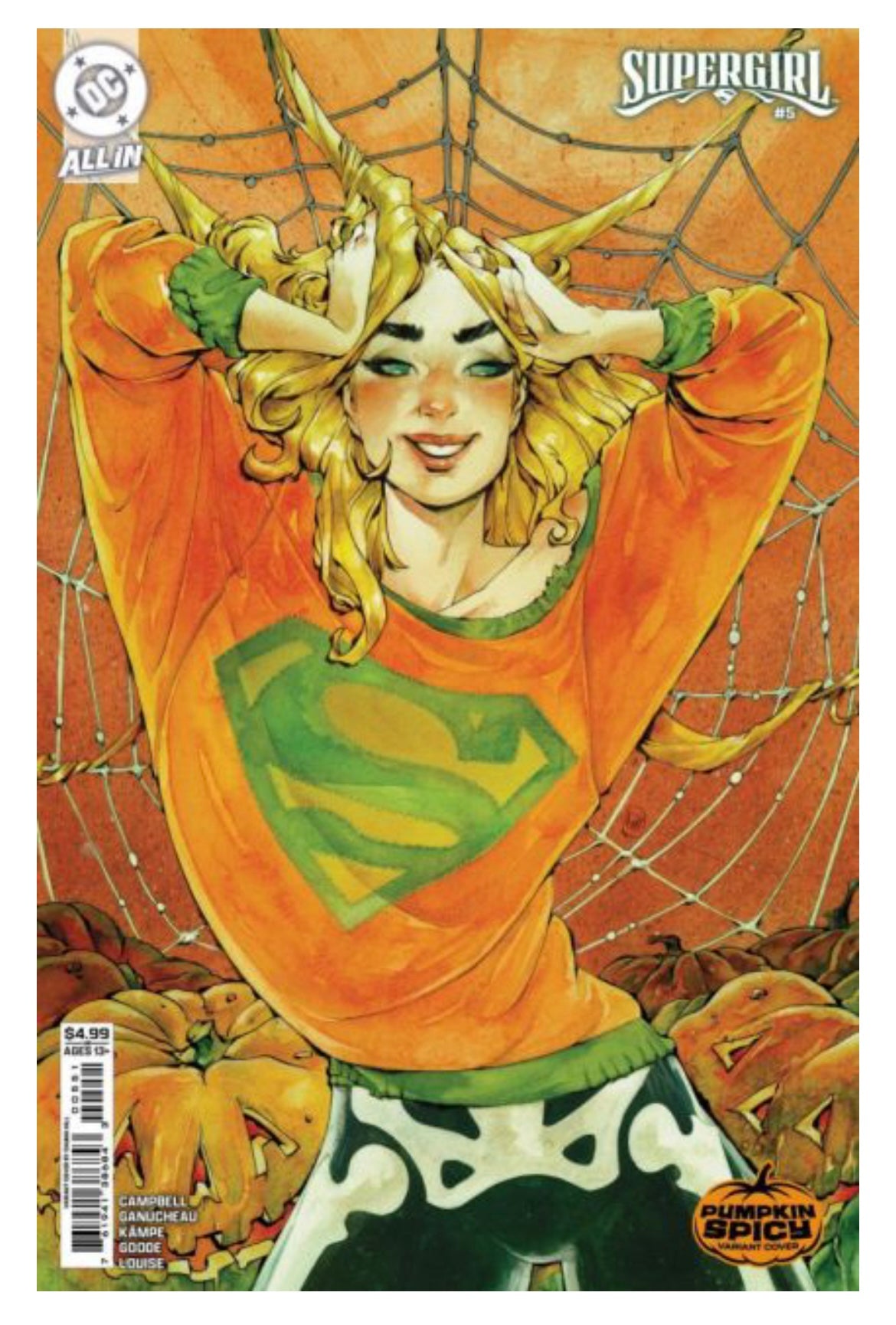 Supergirl, Vol. 8 #5D (Pumpkin Spicy variant)