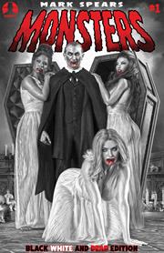 Mark Spears Monsters: Black, White & Dead #1C (7th printing - Court of Blood variant)