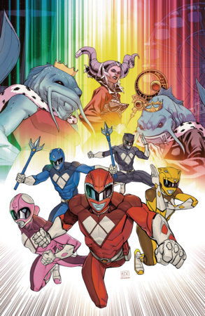 Mighty Morphin Power Rangers, Vol. 3 (Boom! Studios) #4F (1:10 Ratio Incentive Foil variant)