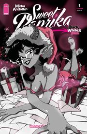 Mirka Andolfo's:Sweet Paprika - Black, White & Pink Holiday Special #1C