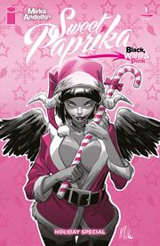 Mirka Andolfo's: Sweet Paprika - Black, White & Pink Holiday Special #1D