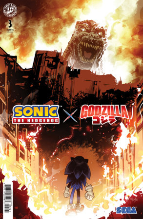 Sonic the Hedgehog X Godzilla #3B