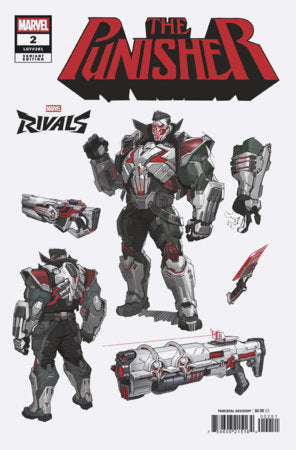 The Punisher, Vol. 15 #2E (NetEase Games Marvel Rivals variant)