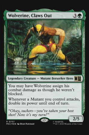 Wolverine, Vol. 8 #22B (Magic: The Gathering variant)