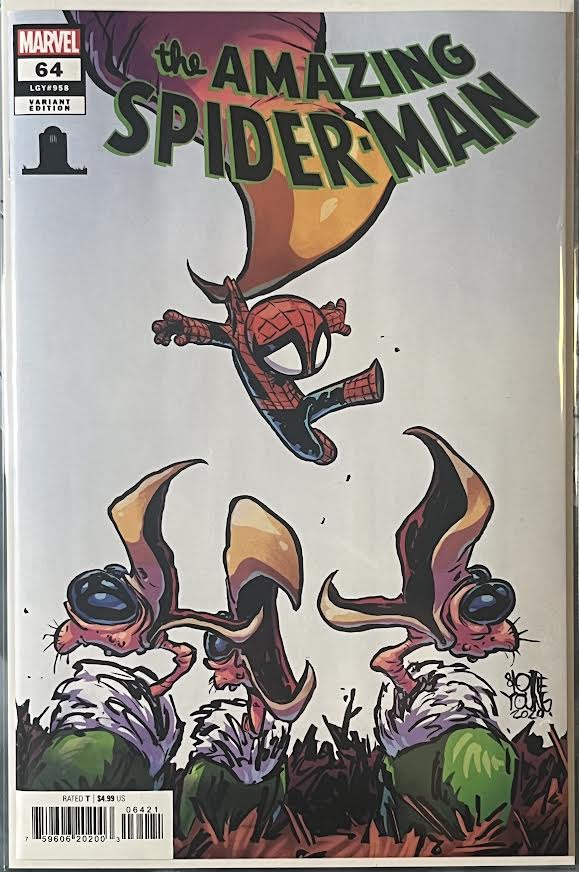 The Amazing Spiderman, Vol. 6 #64B (8 Deaths of Spider-man variant)