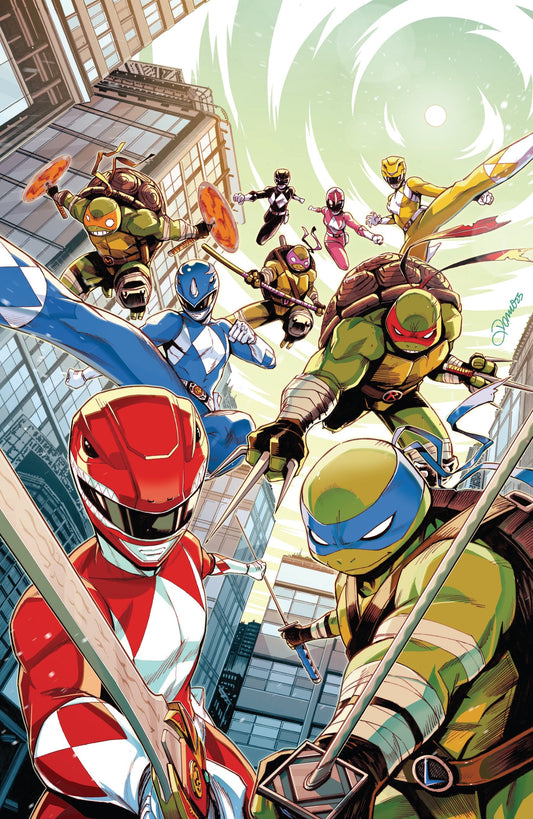 Mighty Morphin Power Rangers/Teenage Mutant Ninja Turtles, Vol. 3 #1E (Foil Virgin variant)