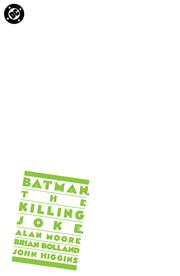 Batman: The Killing Joke #1S (Facsimile Blank variant)