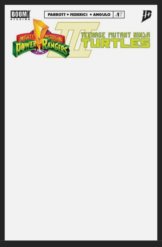 Mighty Morphin Power Rangers/Teenage Mutant Ninja Turtles, Vol. 3 #1F (Blank variant)