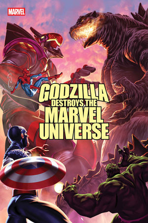 Godzilla Destroys the Marvel Universe #5A