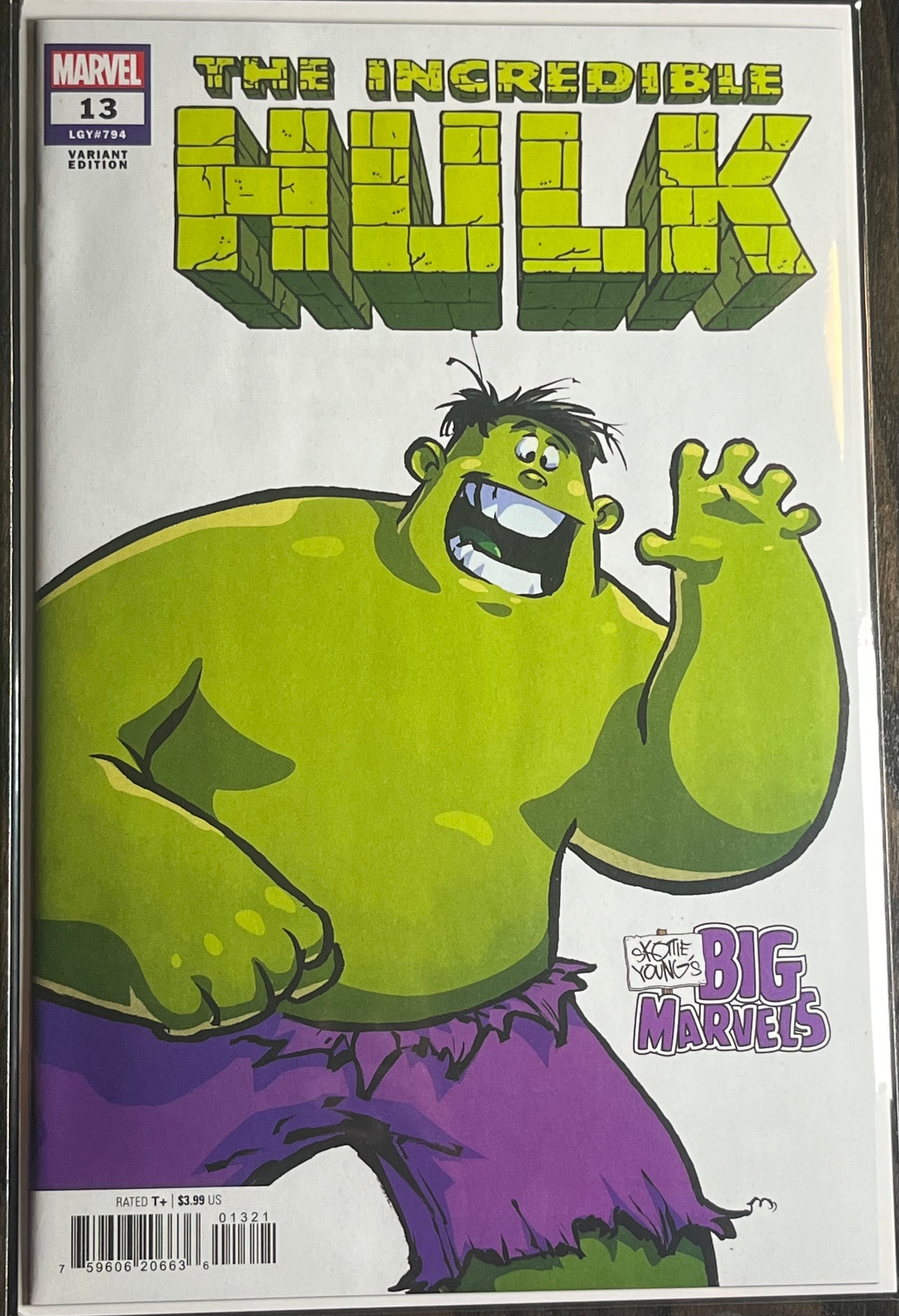 The Incredible Hulk # 13B  (Big Marvels variant)