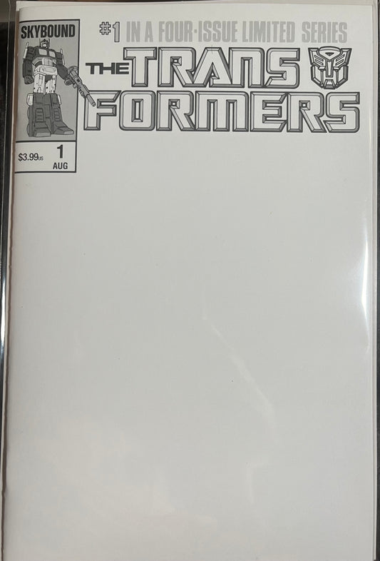 The Transformers 40th Anniversary Edition #1C (blank variant)