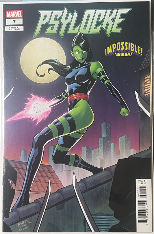 Psylocke, Vol. 2 #7B (Impossible variant)