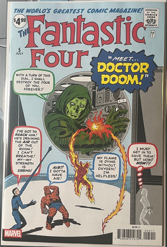 The Fantastic Four #5C (Facsimile)