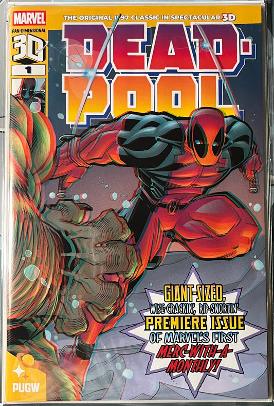 Dead-pool #1C (Facsimile)(3D)