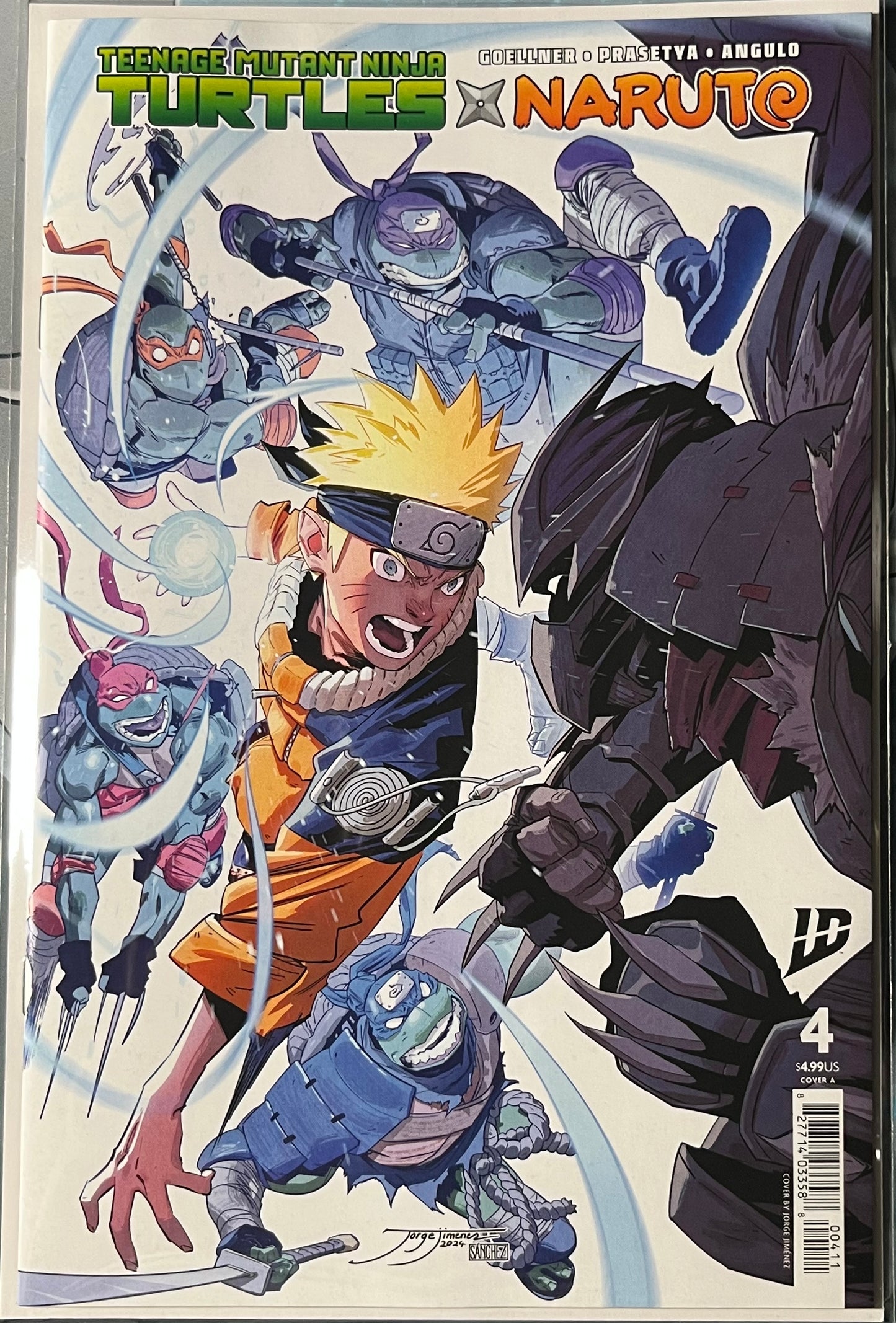 Teenage Muntant Ninja Turtles X Naruto #4A