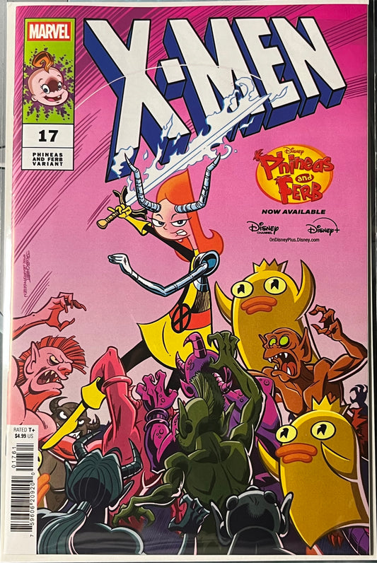 X-Men #17G(Phineas and Ferb)