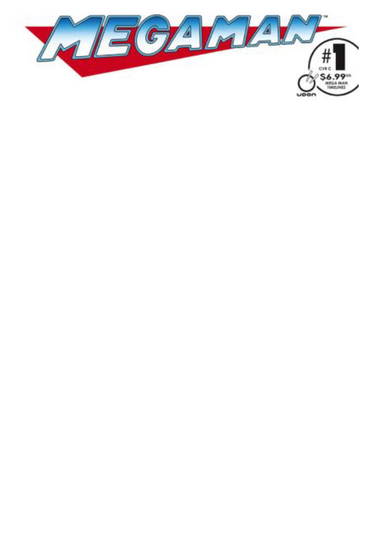 Megaman Timelines #1C (blank variant)