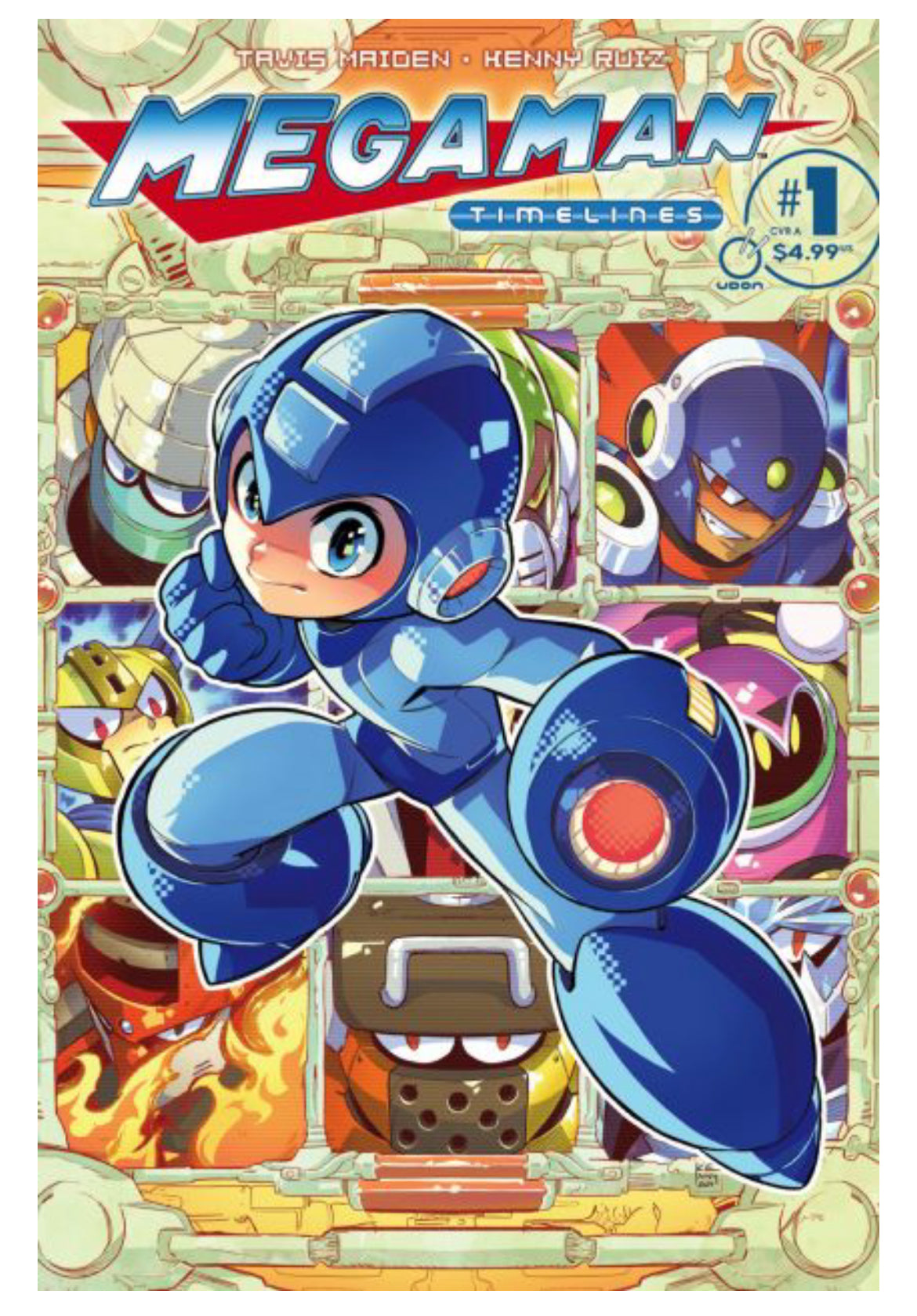 Data Mega Man Megaman Timelines #1A – Data's Collectibles