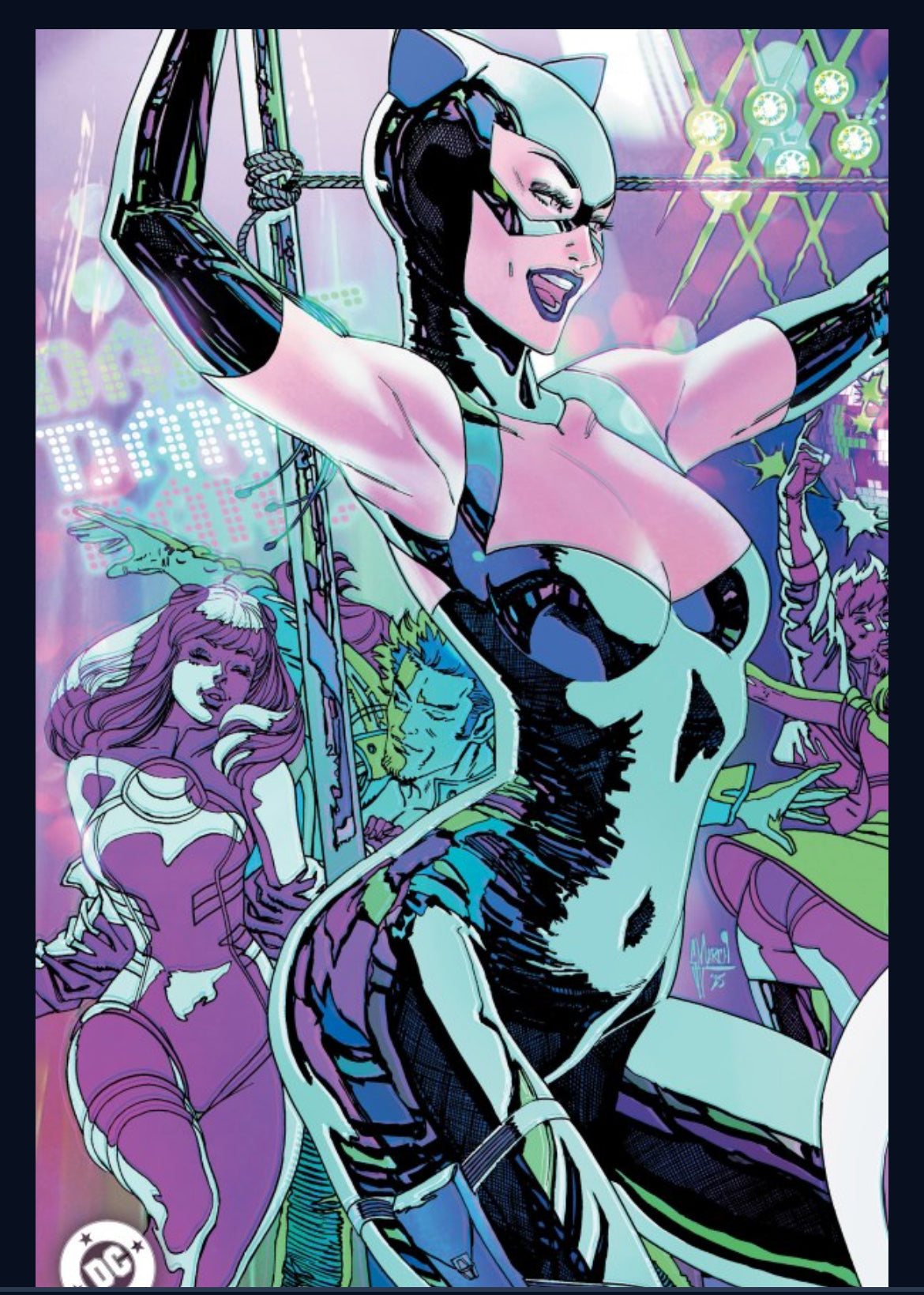 Gotham City Sirens: Unfit for Orbit #1D (Connecting variant)