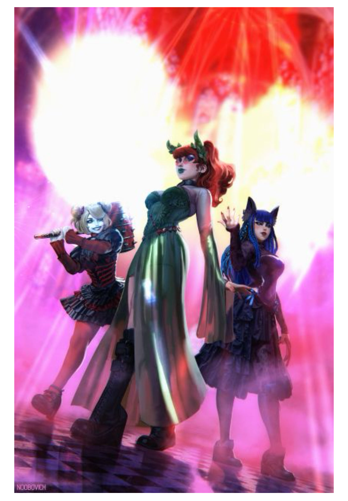 Gotham City Sirens: Unfit for Orbit #1B