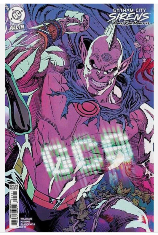 Gotham City Sirens: Unfit for Orbit #3C (Connecting variant)