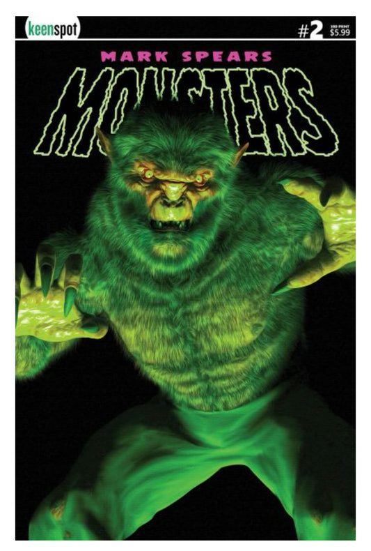 Mark Spears Monsters #2AH (3rd printing - The Werewolf)