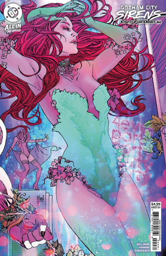 Gotham City Sirens: Unfit for Orbit #4C (Connecting variant)