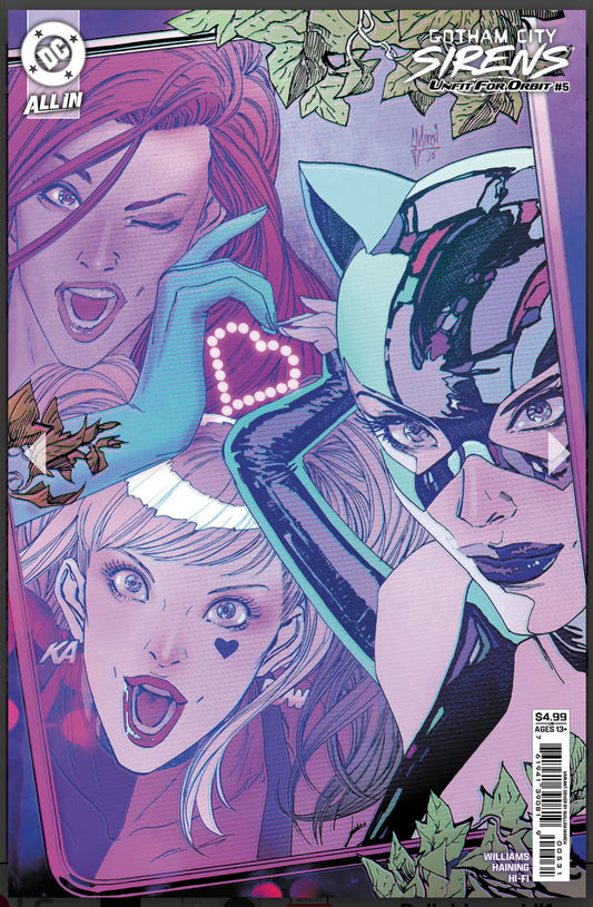 Gotham City Sirens: Unfit for Orbit #5C (Connecting variant)