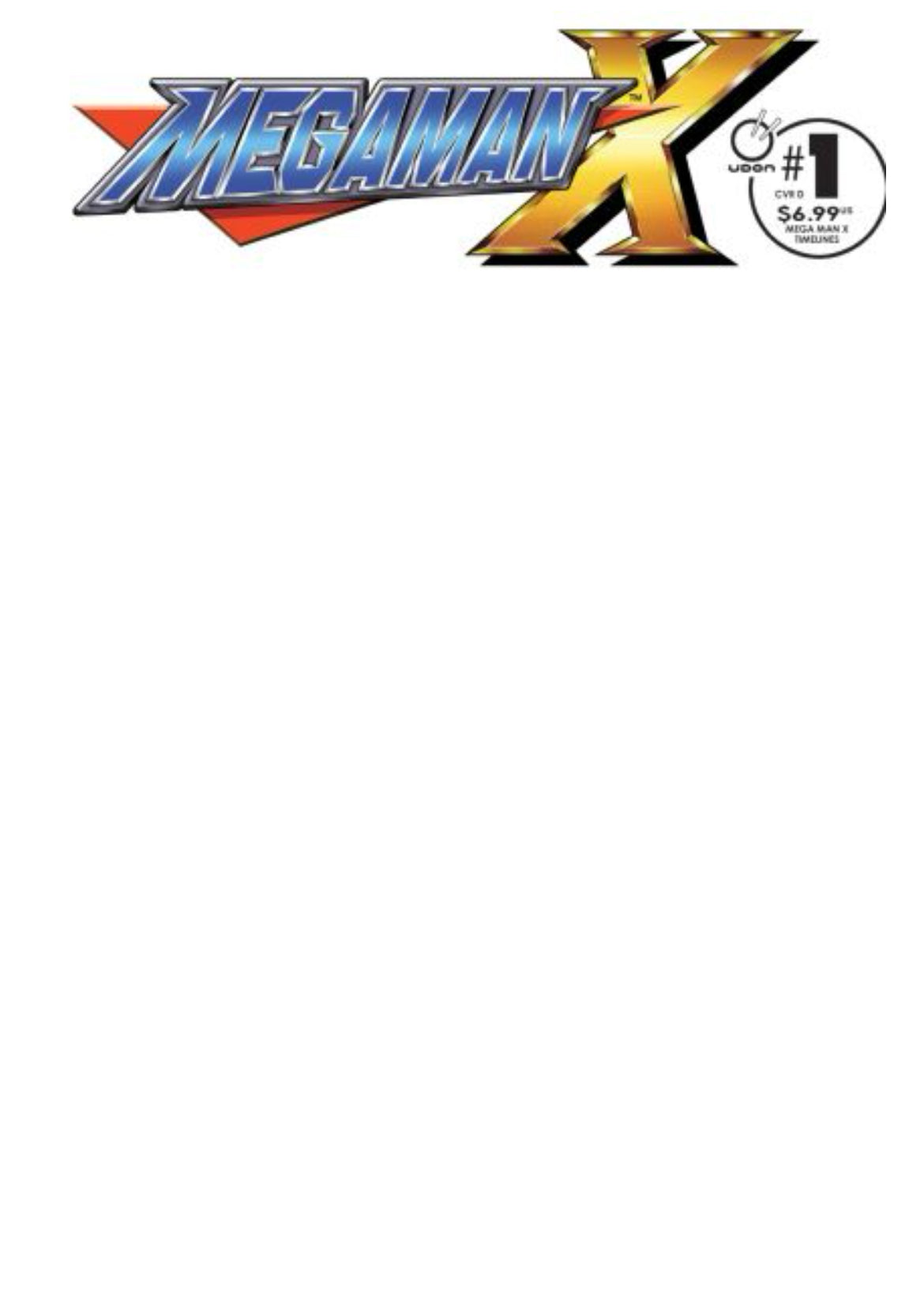 Mega Man X Timelines #1D (Blank variant)