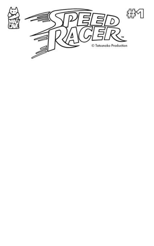 Speed Racer #1F - Mad Cave Studios (Blank variant)