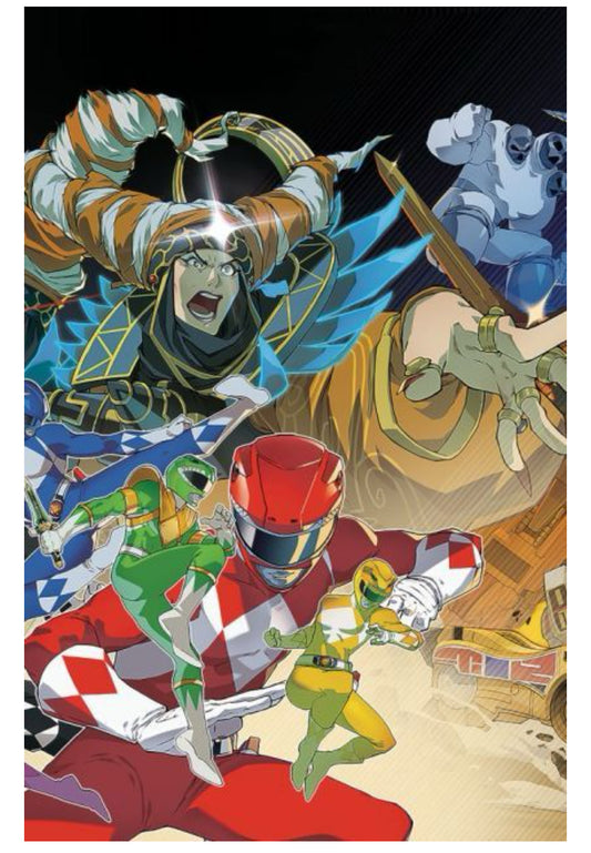 Mighty Morphine Power Rangers: Rita’s Rewind #1C (Game Art Wraparound Foil variant)