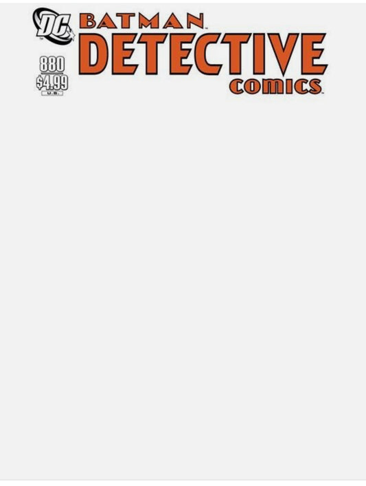Detective Comics, Vol. 1 #880E (Facisimile Blank variant)