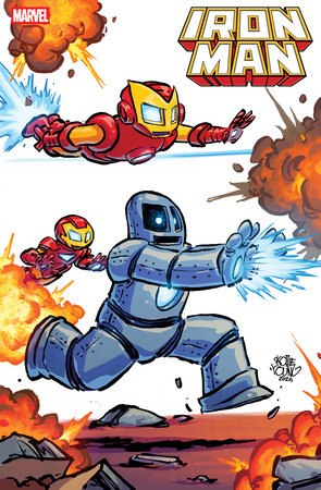 Iron Man, Vol. 8 #1C (Connecting variant)