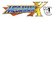 Mega Man X #1D (blank variant)