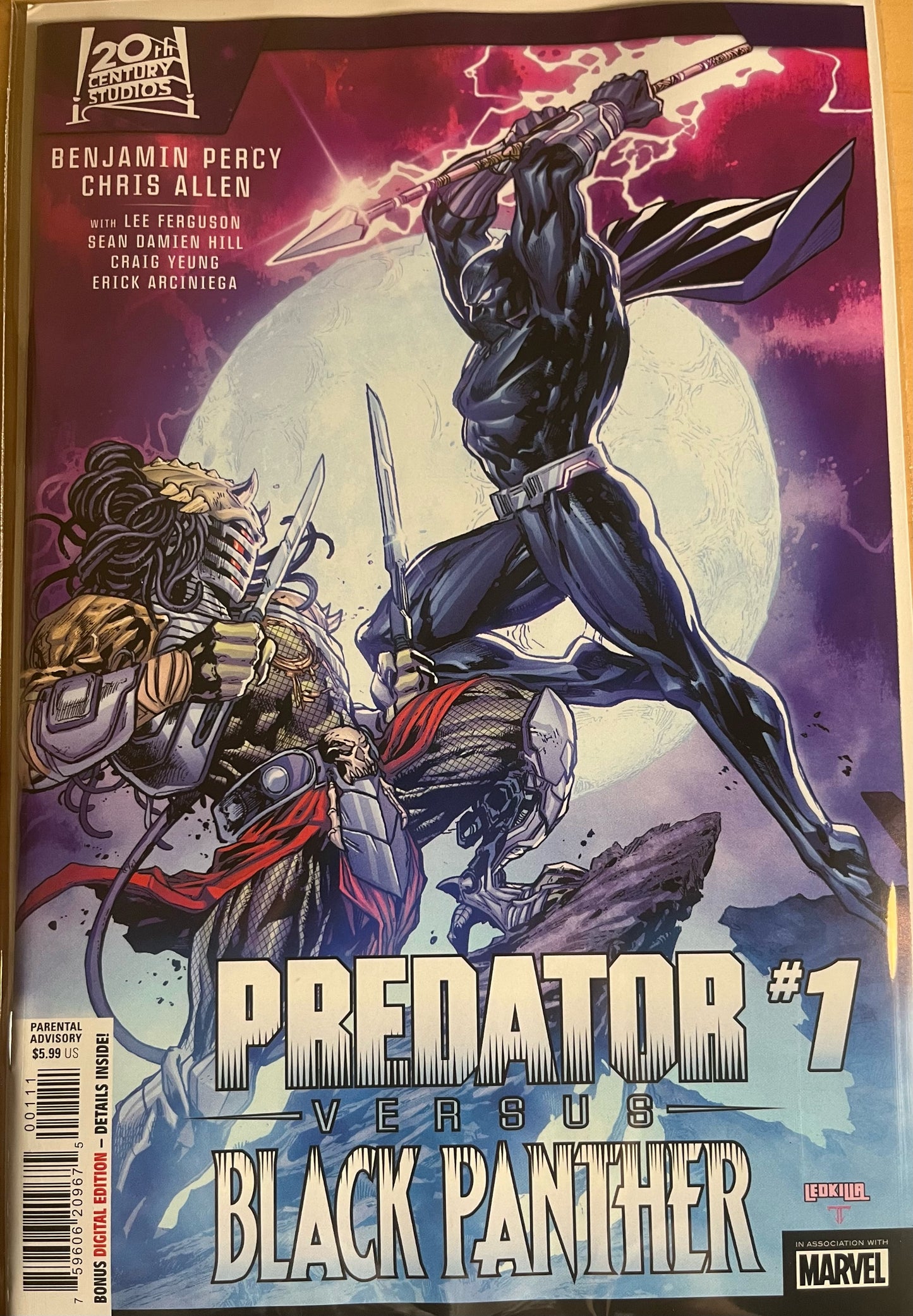 Predator Versus Black Panther #1A