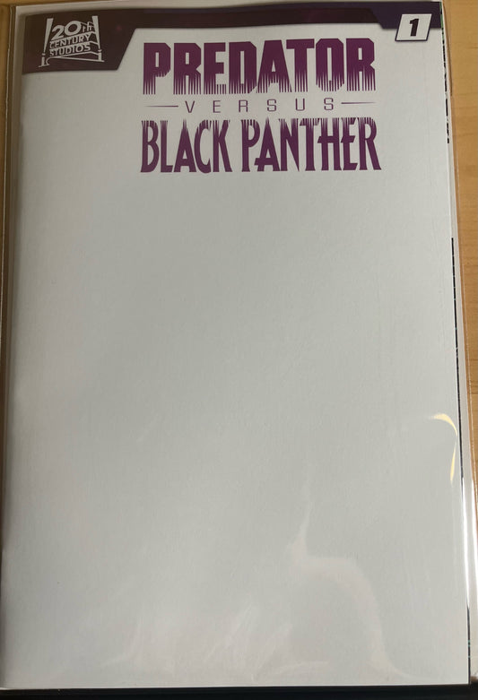 Predator Versus Black Panther #1B (blank variant)