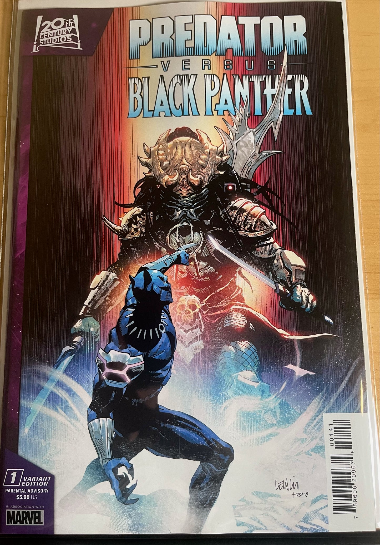 Predator Versus Black Panther #1D