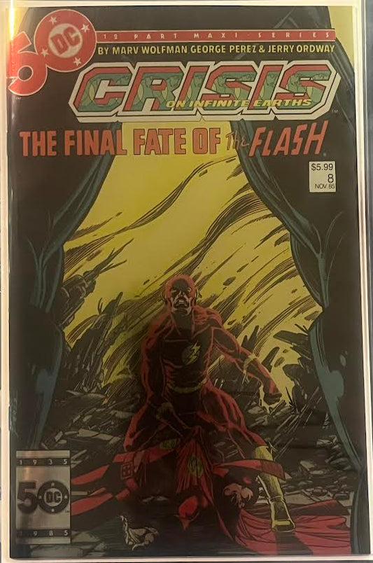 Crisis On Infinite Earths #8H (Facsimile Foil variant)